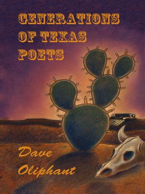 cover image of Generations of Texas Poets